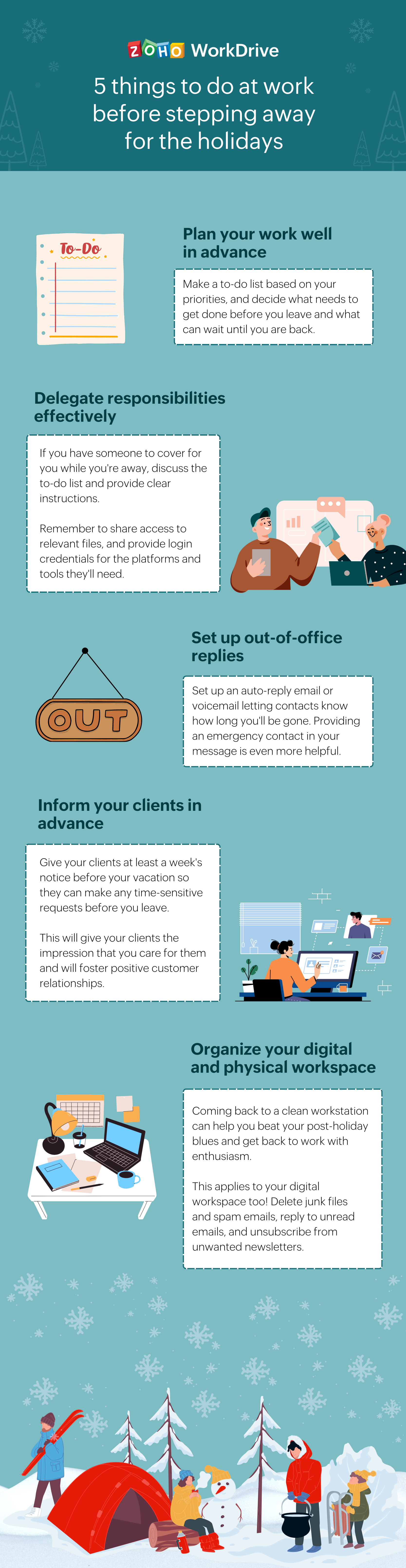 Checklist To Do At Work Before You Go On A Vacation Zoho WorkDrive